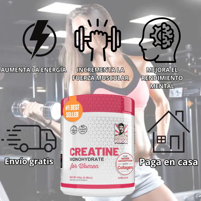 CREATINE MONOHYDRATE FOR WOMEN ORIGINAL (IMPORTADA)❤️